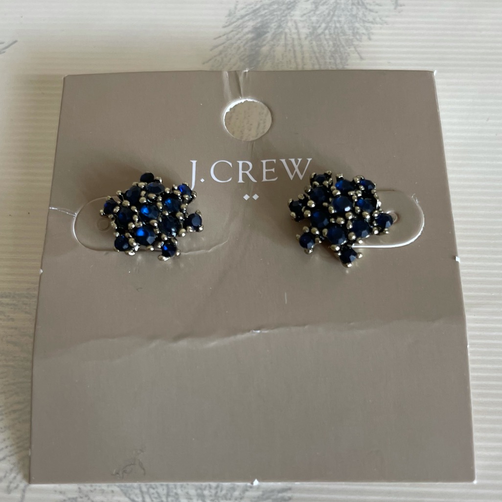 J Crew Rhinestone Earrings 10$